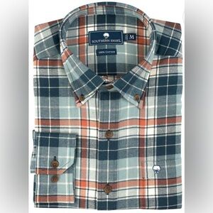 Blue Ridge Flannel in Smoky Blue by The Southern Shirt Co